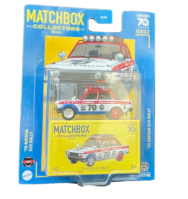 MATCHBOX 2023 MATCHBOX Collectors, 70 Datsun 510 Rally. #3/22 EUR 4,63 ...
