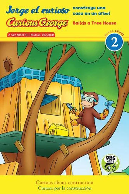 CURIOUS GEORGE BUILDS Tree House/Jorge El Curioso Construye Una Casa En ...