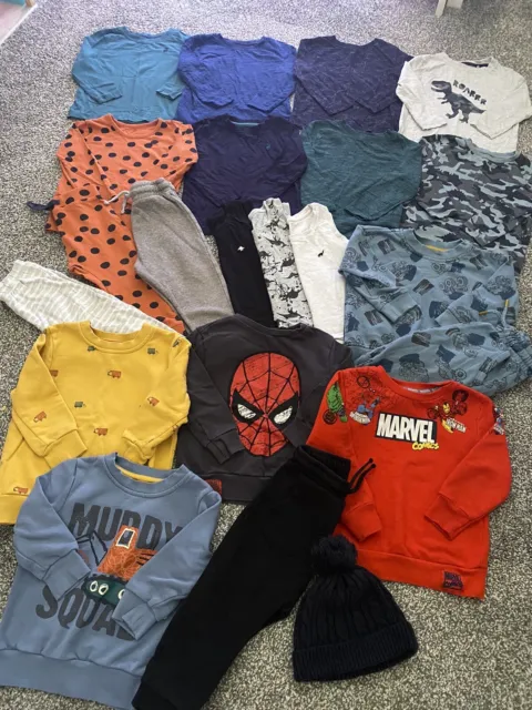 Boys 18-24 Months Autumn/winter Bundle - Jumpers, Tops, Joggers - George