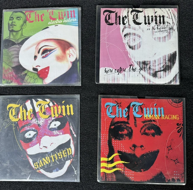 THE TWIN AKA BOY GEORGE *RARE LIMITED NUMBERED EDITION 4x 7