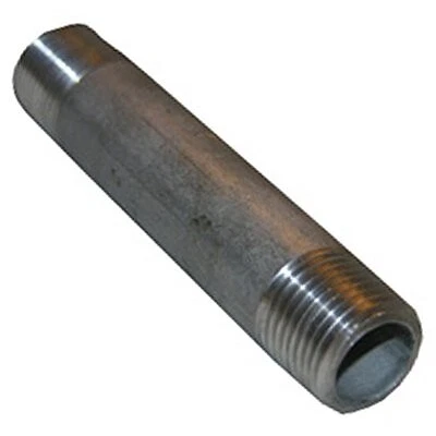 Stainless Steel Pipe Nipple, 1/2 x 6-In. -32-1815