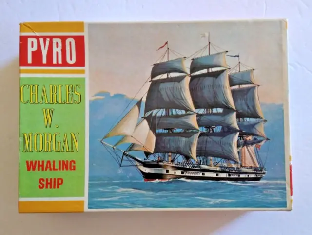 Vintage PYRO CHARLES W. MORGAN WHALING SHIP C249-100 Model Kit