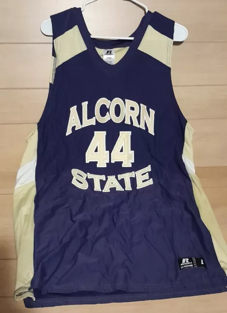 Custom Alcorn State Braves Backetball Jersey Name and Number College Basketball Honoring White