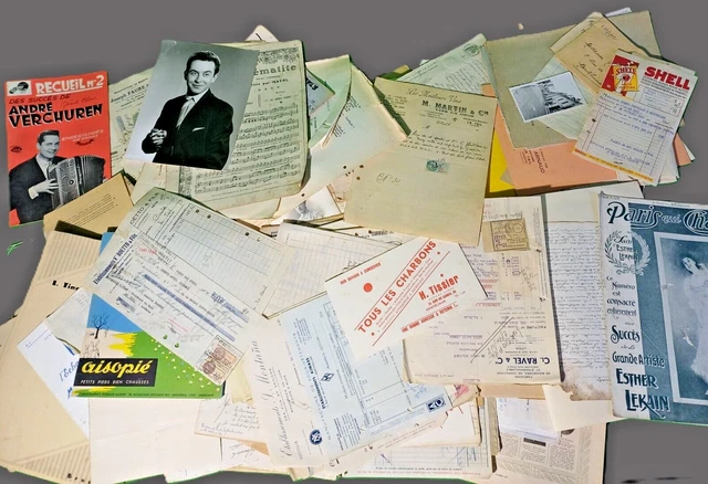 Lot De 39 Reçus Et Vieux Papiers - Impôts Perception - XIXe Siècle - Occitanie