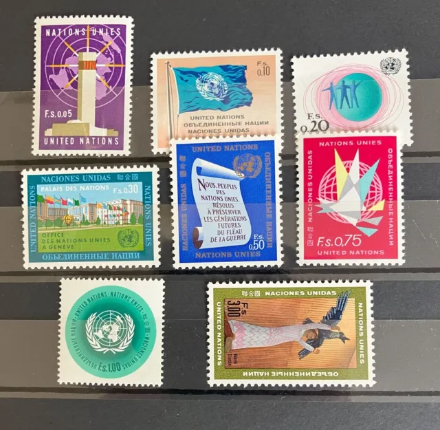 Briefmarken Uno Genf, postfrisch, Jahrgang 1969.