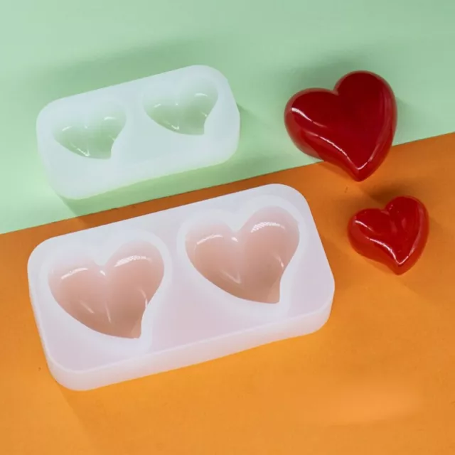 1pc Mini Heart-shaped Silicone Dropping Glue Mold