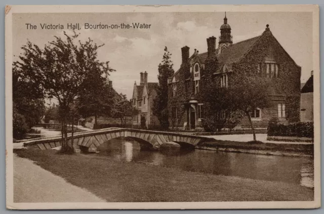 Gloucestershire The Victoria Hall Bourton-On-The-Water England Postcard