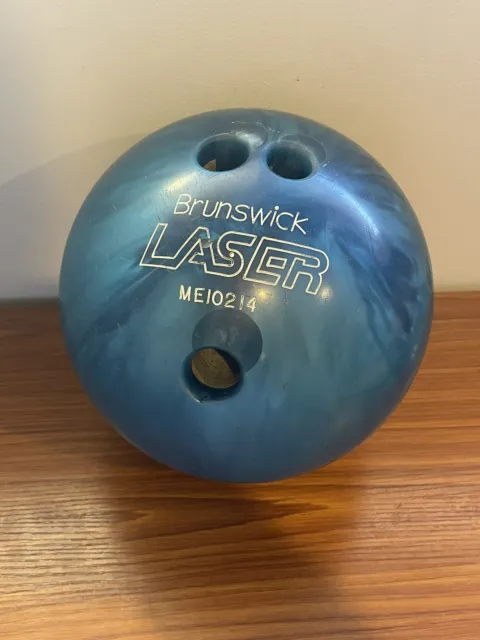 Brunswick Laser Bowling Ball Left Handed 14lb & Rhino Bag