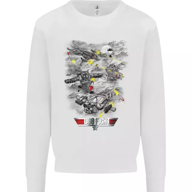 Dog Fight Parody Airforce RAF Funny Mens Sweatshirt Jumper