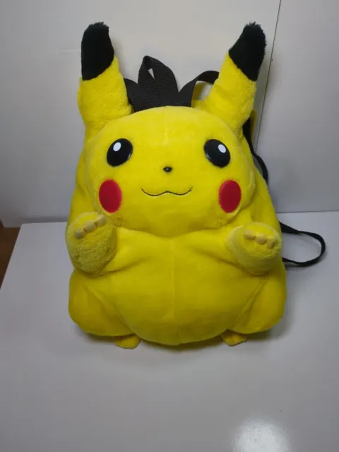 Pokemon Pikachu Sac À Dos Peluche Officiel, État Quasi Neuf, Environ 36cm