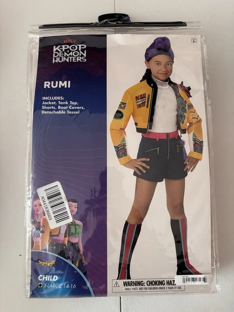 Spirit Costumes Rumi RUMI COSTUME KPOP Demon Hunters Spirit Halloween Movie Cosplay - Child ...