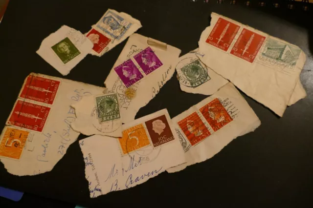 17 Netherlands Holland Dutch postage stamps -  philately postal mail