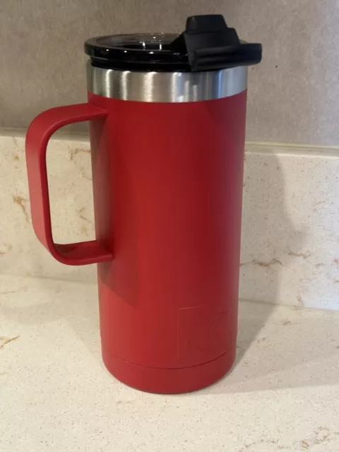 RTIC 16oz Travel Coffee Mug w/Handle Thermal Cup Vacuum insulated NEW
