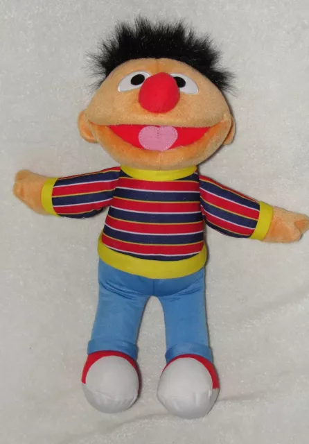 Sesame Street Plush Ernie Doll Mattel Fisher Price Stuffed Toy 15" 2009