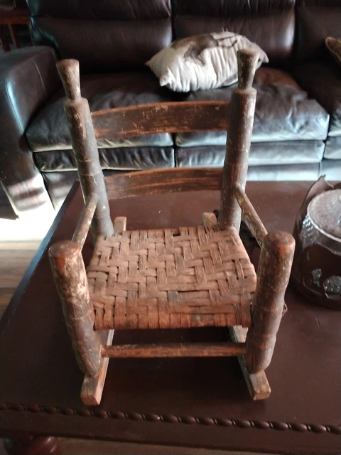 Vintage Primitive Child or Doll  Rocking chair