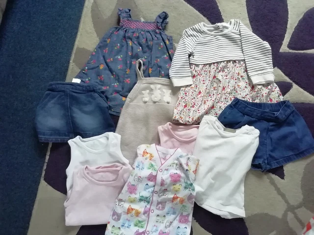 Bundle Of Girls Next Clothes Age 6-9 Months.