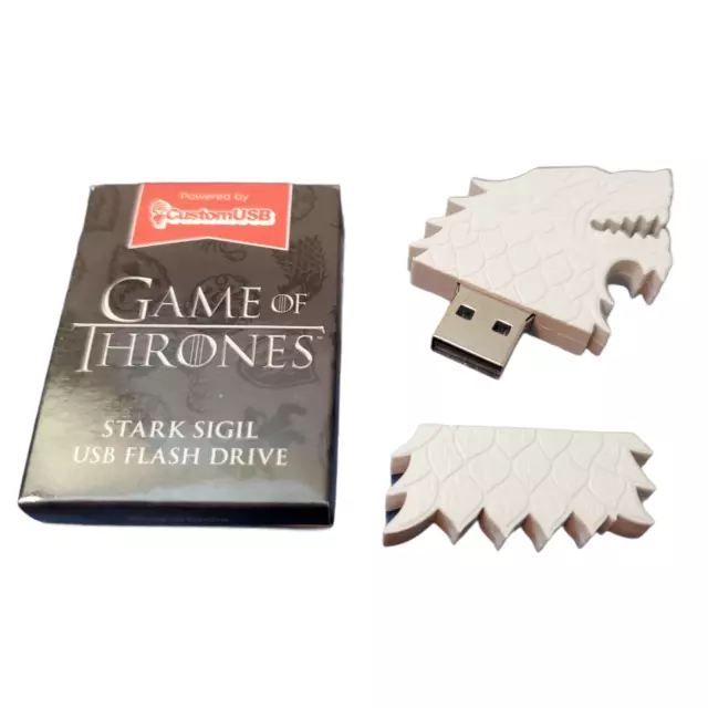 Game of Thrones USB Flash Drive HBO Stark Sigil Direwolf CustomUSB 4GB