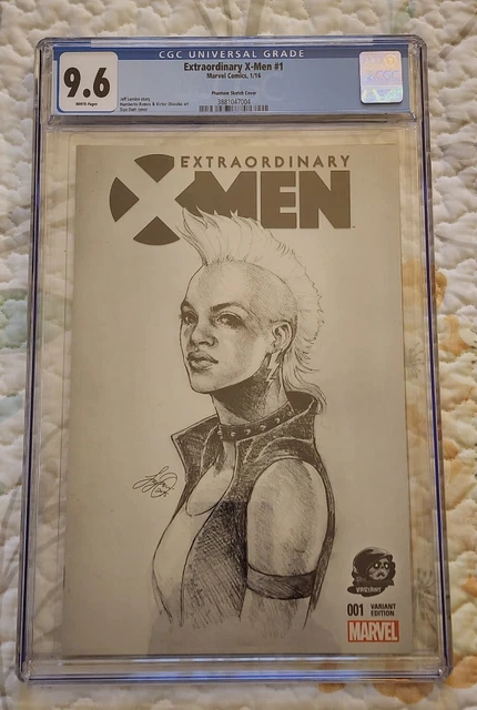 X-Men - Extraordinary X-Men #1 Siya Oum Phantom Sketch Variant CGC 9.6