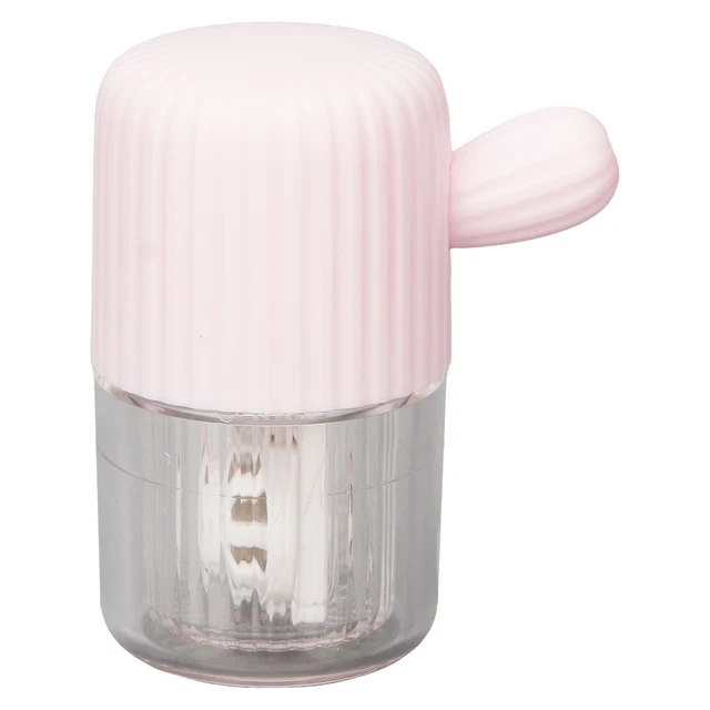 Limpiador de lentes de contacto (rosa) caja portátil lavado manual mini lentes de contacto CHW