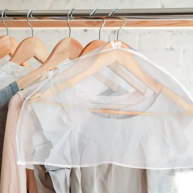5 Pcs Peva Garment Storage Bags Clothes Cover Dress Hanging