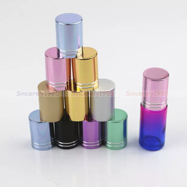 10X -100X Lids Covers Caps for 5ml 10ml 15ml Thick Roll on Bottles 16mm /410