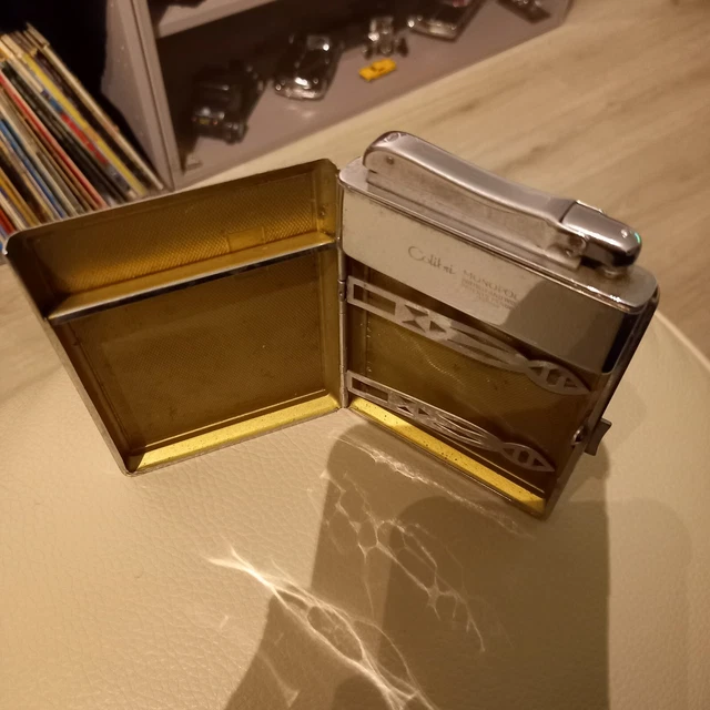Vintage COLIBRI MONOPOL CIGARETTE CASE & LIGHTER