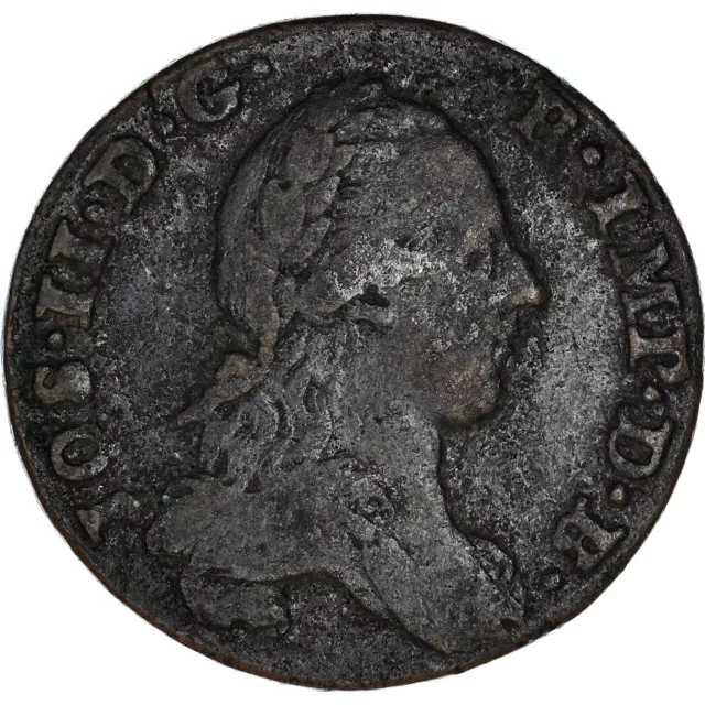 [#972151] Coin, AUSTRIAN NETHERLANDS, Joseph II, Liard, Oord, 1782, Brussels, F(