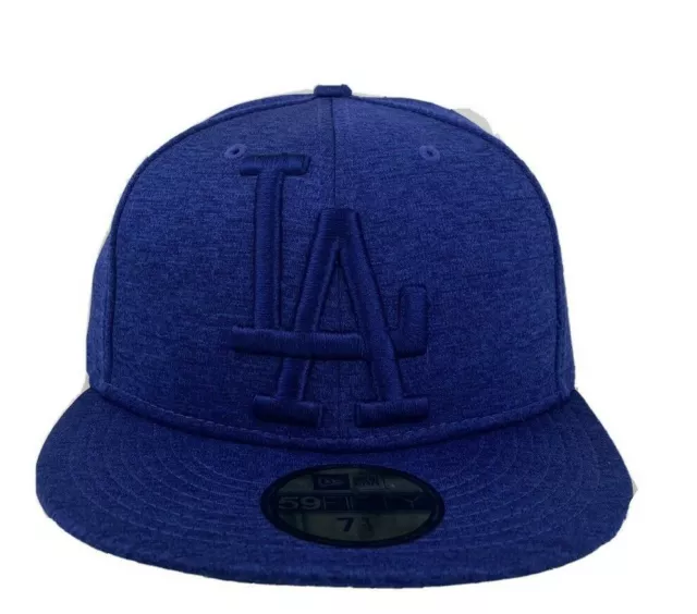 LOS ANGELES DODGERS LA Heather gray New Era 59fifty Fitted cap hat