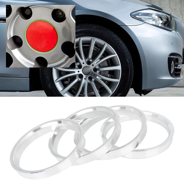 Anelli Centrici Mozzo Alluminio Ultra resistenti per BMW 72 6mm a 74 1mm Foro Ruota