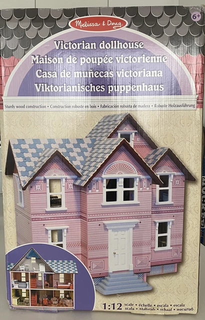 Maison De Poupée Melissa & Doug - Casa Vittoriana En Bois - Neuve