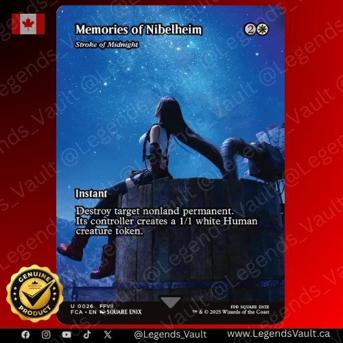 MTG MAGIC FINAL Fantasy Memories of Nibelheim - Stroke of Midnight Showcase  $3.03 - PicClick CA