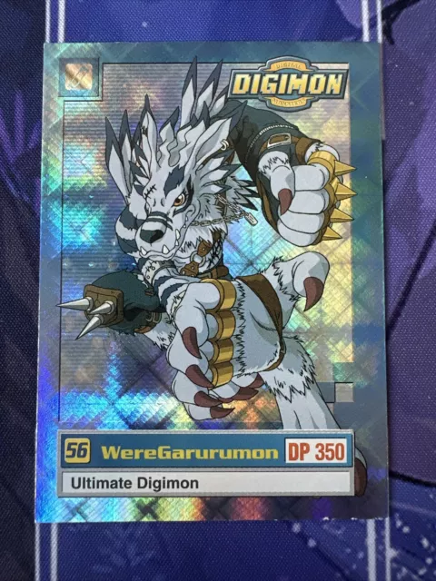 Digimon WereGarurumon U7/34 Prismenfolie 2000 Oberdeck fast neuwertig