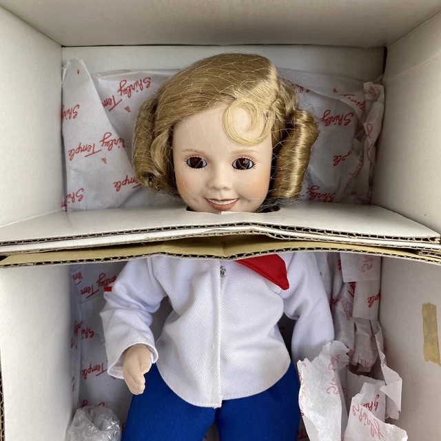 SHIRLEY TEMPLE doll Captain January Danbury Mint 14" Dolls Of Silver Screen Box