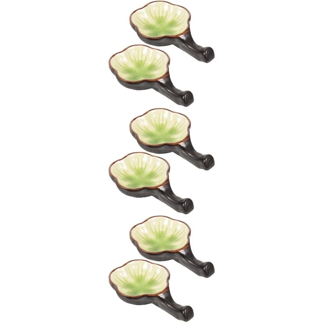 6 Pcs Bürste Tintenplatte Keramik Dekorative Tintenschale Kalligrafie-Angebot