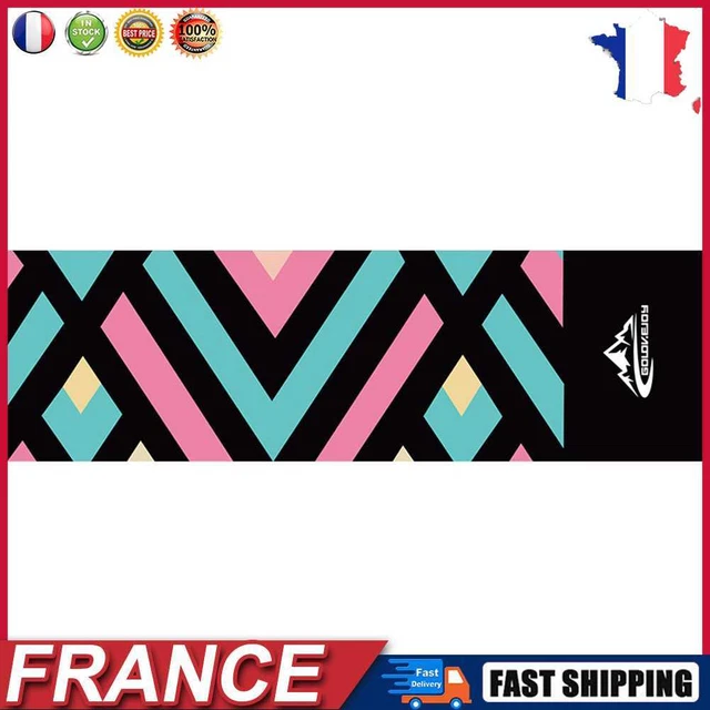 Sports Cooling Towel Quick-Dry Fitness Absorbent Sweat Scarf (Color Puzzle) fr