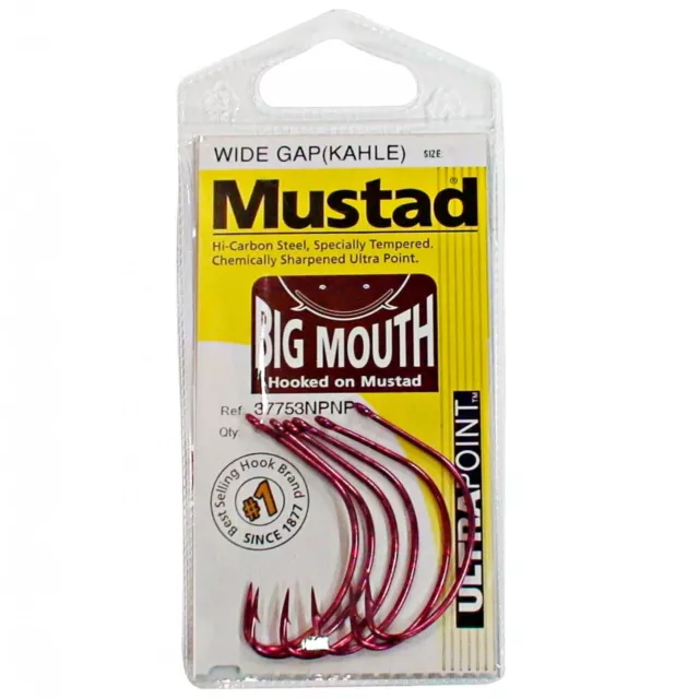 Mustad Wide Gap Fishing Hooks Single Pack