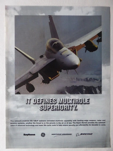 This Is Us Staffel 2 Folge 18 6/2000 PUB BOEING Northrop-Grumman Raytheon F/A-18 E/F Super Hornet Us