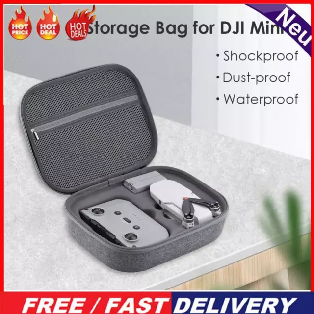 Storage Bag Carrying Drone Controller Travel Box for DJI Mini 2 (2 Battery)