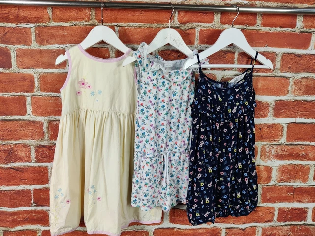 Girls Bundle Age 2-3 Years Next H&M Summer Dress Playsuit Romeper Kids Set 98Cm