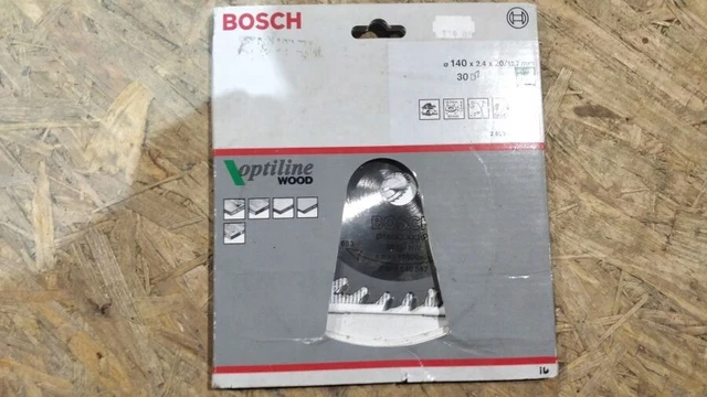 BOSCH DISC OPTILINE WOOD 140x2.4x20 / 12.7 / # G B0Z 0730