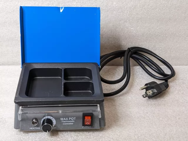 Dental 300W Wax Heater 3-well Wax Heating Analog Dipping Pot Equipment JT-15 (B)