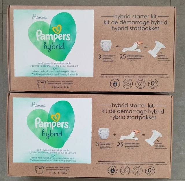 PAMPERS Hybrid Kit de démarrage - Lot de 2 - NEUF
