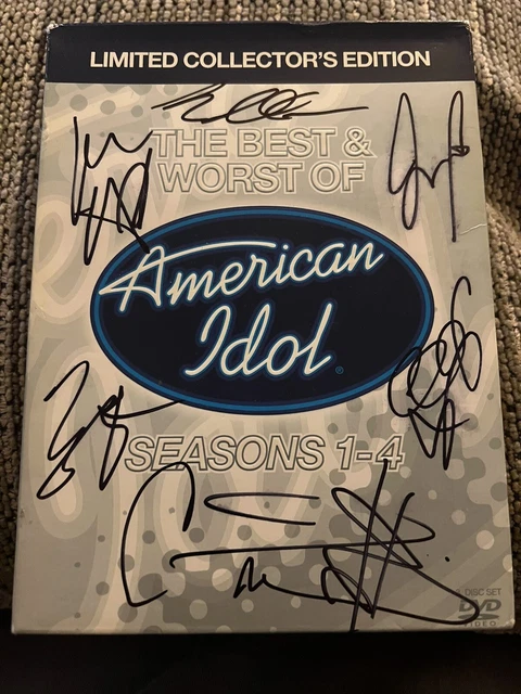 Carrie Underwood Signed American Idol Seasons 1-4 Collector’s Edition Dvd Set