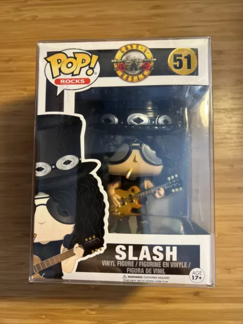 Funko Pop! Rocks Guns N Roses SLASH #51 Vinyl Figure With Protector