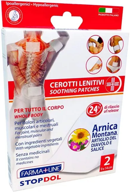 6 Pz Farmaline Therapy Cerotti Dolori Muscolari 2 Pz Per Confezione