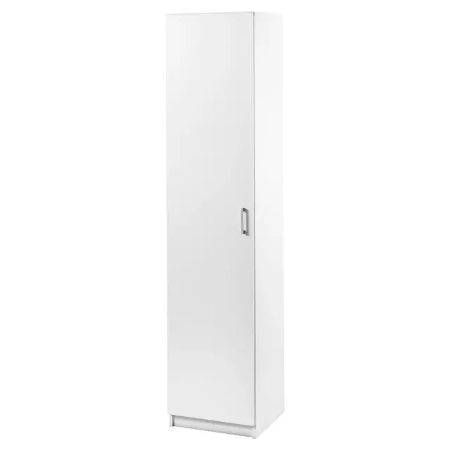 Maclaren Macey Single Door Storage Cabinet Cupboard Pantry  180cm White