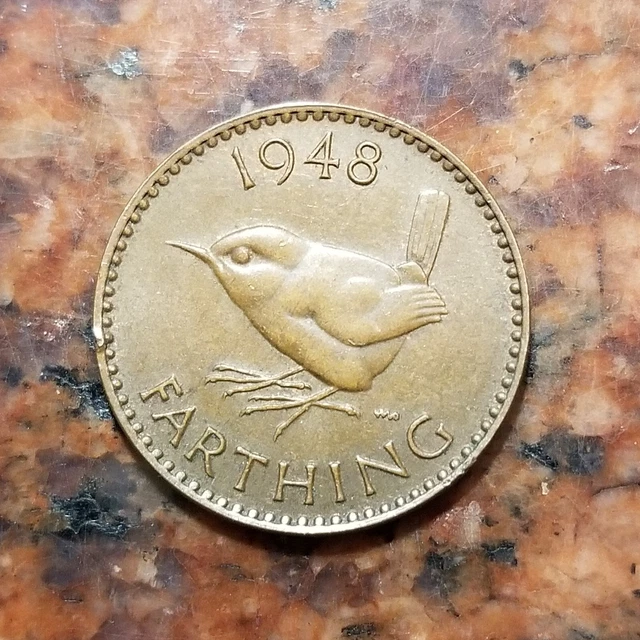 1948 Great Britain Farthing Coin - #B1940