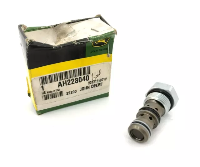 New John Deere AH228040 Check Valve Pilot-To-Open 70PSI