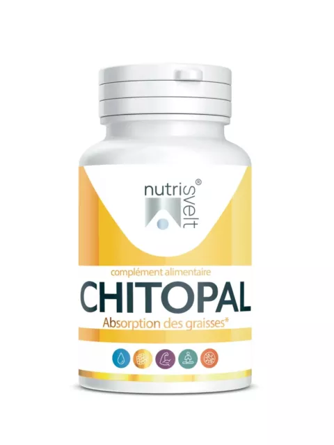 NUTRISVELT Chitopal 60 géllules Absorption Des Graisses Complément Alimentaire