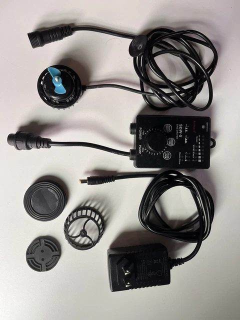 Jebao SDW5 Wave Maker Flow Pump with Controller for Marine Reef Aquarium 1320GPH